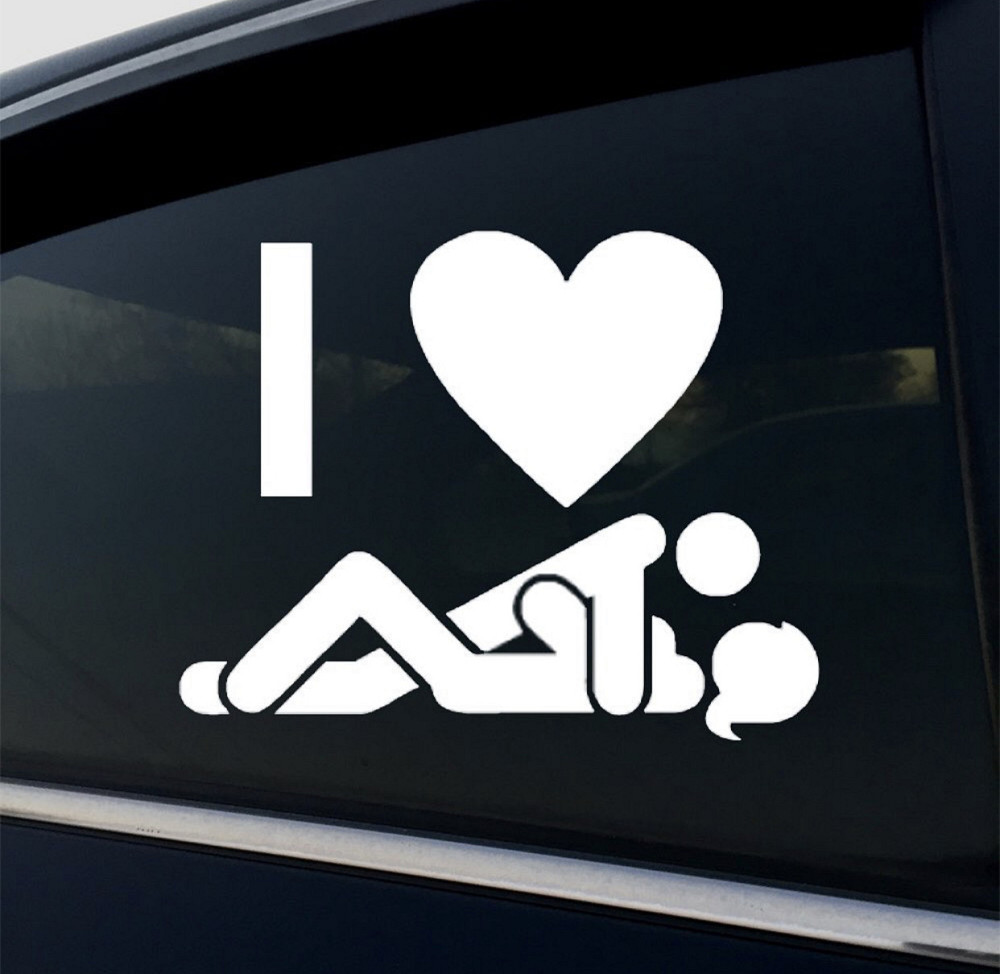 Вінілова наклейка на авто та будь яку поверхню в Любовах розмірів — I LOVE SEX Чернівці - фото 1