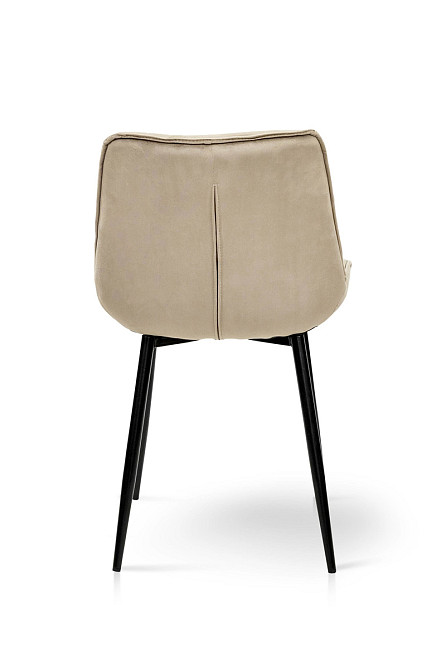 Стілець Прадо чорний/ велюр мокрий пісок Киев - изображение 4