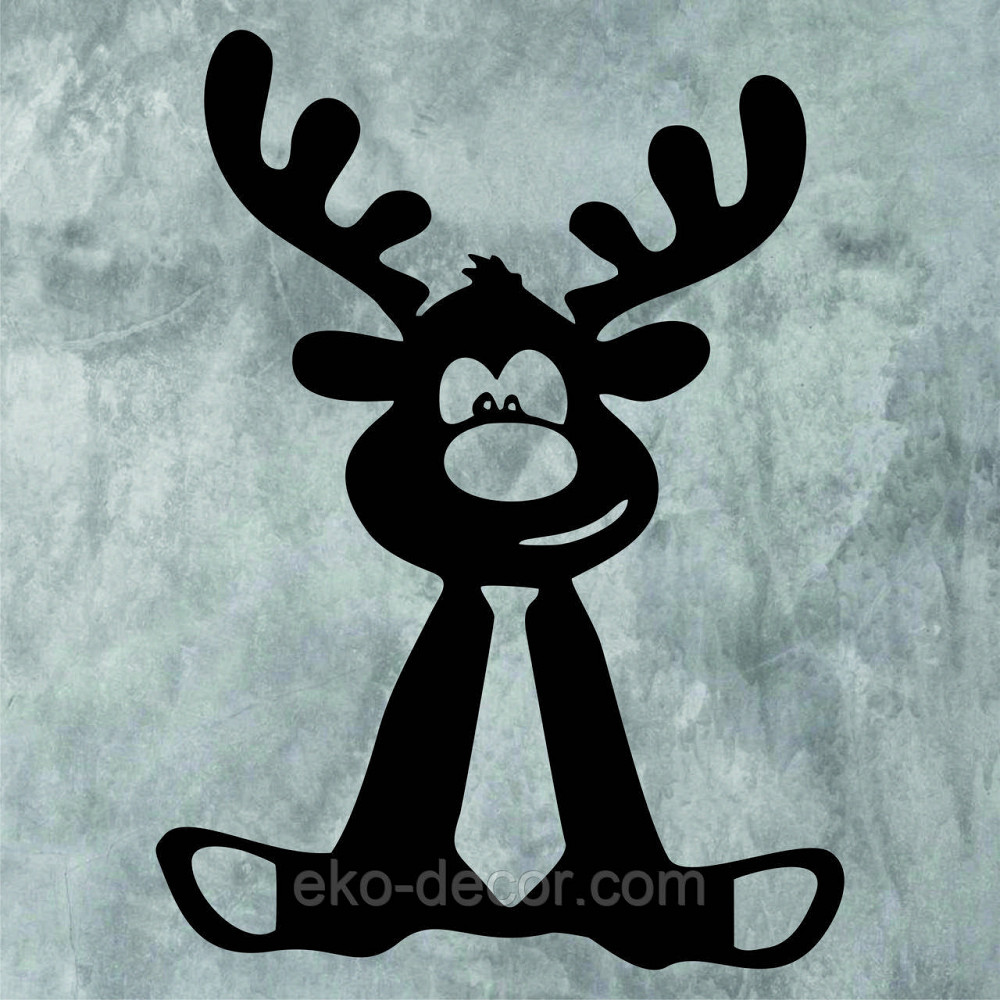 Декоративное настенное Панно «Олень», Декор на стену 110*80 см, Черный Киев - изображение 9