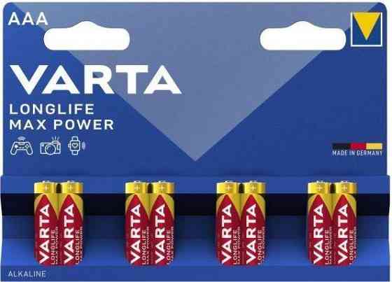 Батарейка VARTA LONGLIFE MAX POWER лужна AAA LR03 8xBL ALKALINE KOD-4183 Київ