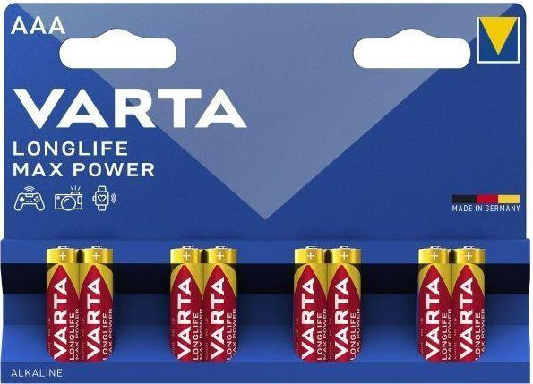Батарейка VARTA LONGLIFE MAX POWER лужна AAA LR03 8xBL ALKALINE KOD-4183 Київ - фото 1