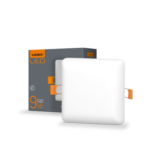 LED Світильник безрамковий квадратний 9W 4100К 220V VL-DLFS-094 Videx Житомир - фото 2