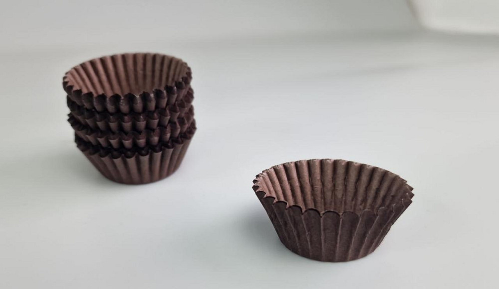 Тартолітка для кексів 4А кругла коричнева D35 H20 (100 шт.) (1 уп.) Харків - фото 1