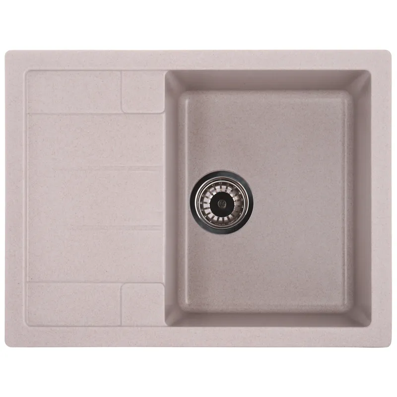 Кухонна мийка Zerix ZS-6550S-06 бежева, модель ZX4541 Харків - фото 1