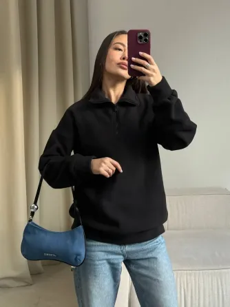 Женский флисовый теплый свитер на молнии Харьков