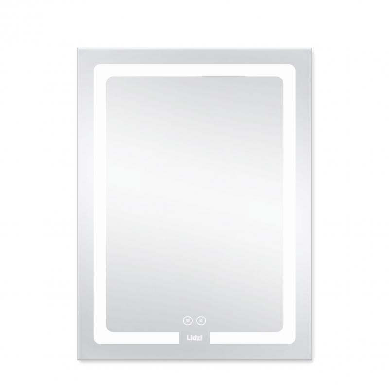 Зеркало прямоугольное для ванной Lidz Kubis 600х800 с LED-подсветкой Touch, с антизапотеванием, LD78LF9376080 Харьков - изображение 4