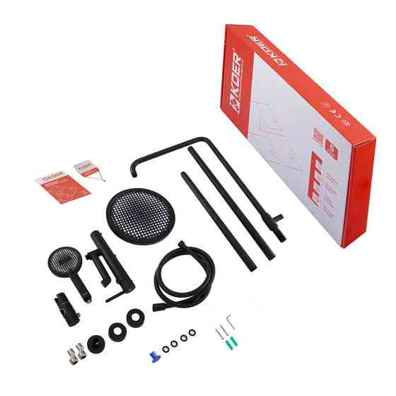 Душевая колонна с смесителем Koer KB-56029-05, 3 режима, черный цвет (KR5490) Харьков