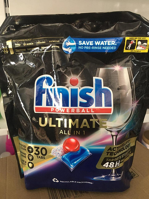 АКЦІЯ капсули для посуду фініш 30 шт Київ - фото 1