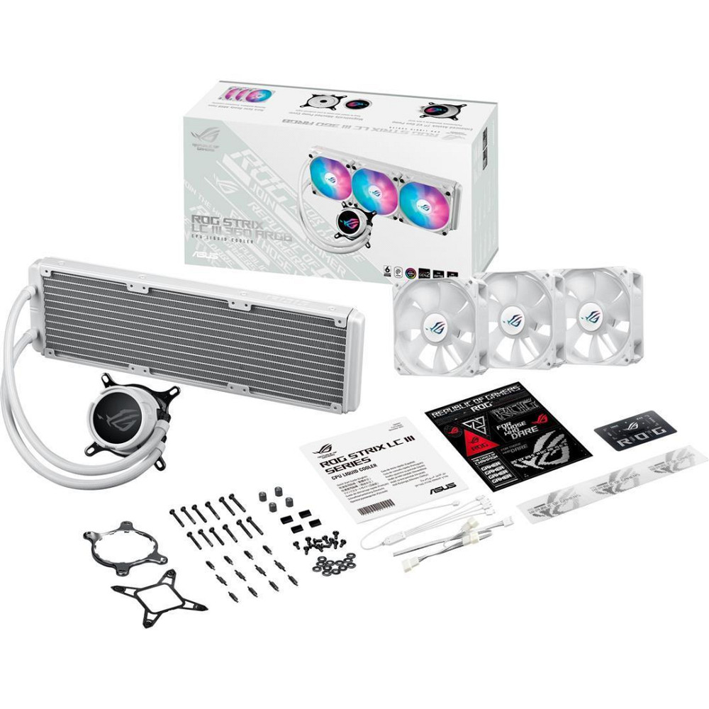 Система водяного охолодження Asus ROG Strix LC III 360 ARGB White (90RC00T2-M0UAY0) ( Білий ) Харьков - изображение 10