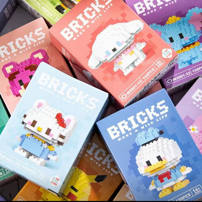 Конструктор Micro Bricks — набор мини-фигурок для детей и коллекционеров, разные персонажи и модели Киев - изображение 4