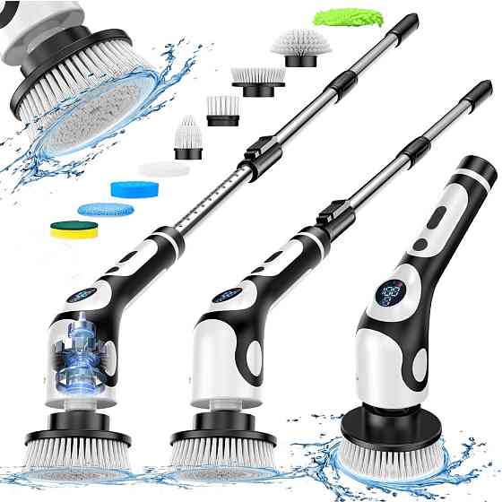 Акумуляторна щітка для збирання + 9 насадок CLEANING BRUSH SBR Київ