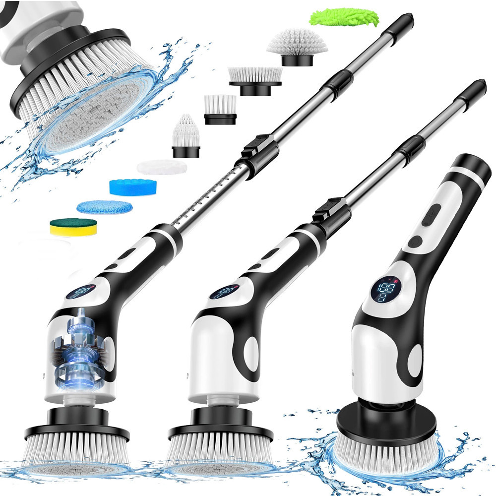 Аккумуляторная щетка для уборки + 9 насадок CLEANING BRUSH SBR Киев - изображение 1