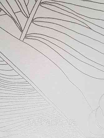 Шпалери флізелінові Khroma LAV202 LA VIE EN ROSE бежеві гілки листя срібні Київ