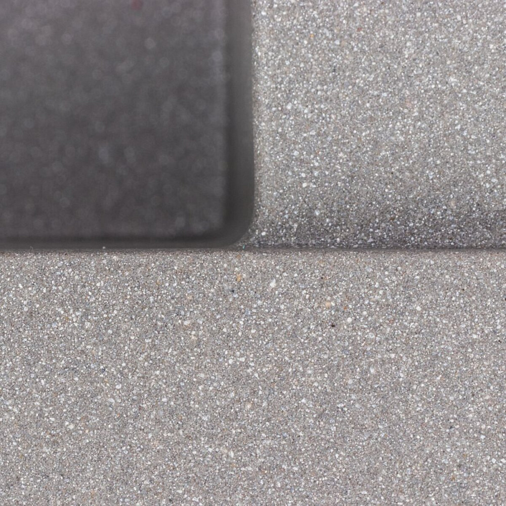 VALESO Гранітна мийка для кухні VALESO ATLAS 9651 матова Сірий мусон Київ - фото 7