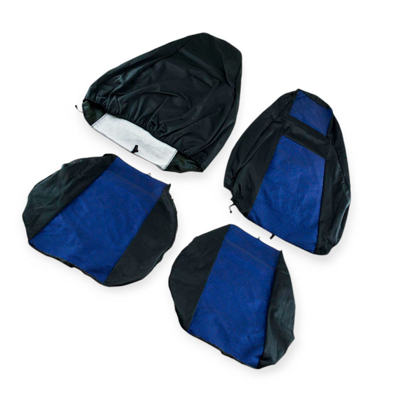 Чохли салону ваз 2107 (тюнінг) сині Мукачево - фото 1