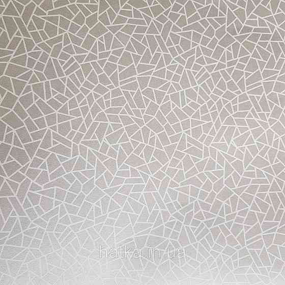 Шпалери флізелінові еко Galerie Metallic FX 0,53Х10 англія абстракція смуги білі структурних на сріблястому Київ