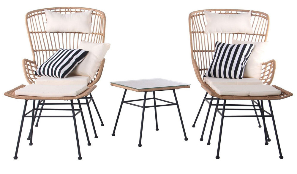 Комплект садових меблів Blanka Ротанг Латте Київ - фото 4