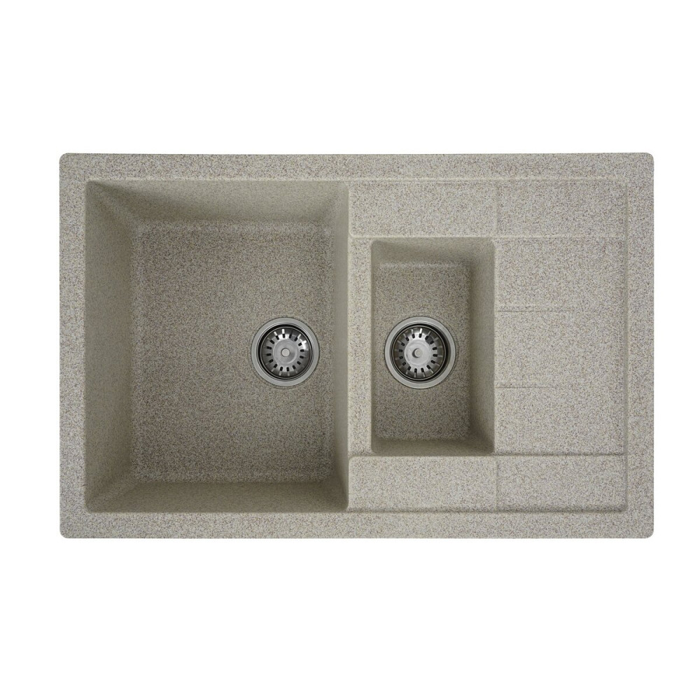 VALESO Гранітна мийка для кухні VALESO TOSKANA 7850W матова Карамель Коломыя - изображение 1