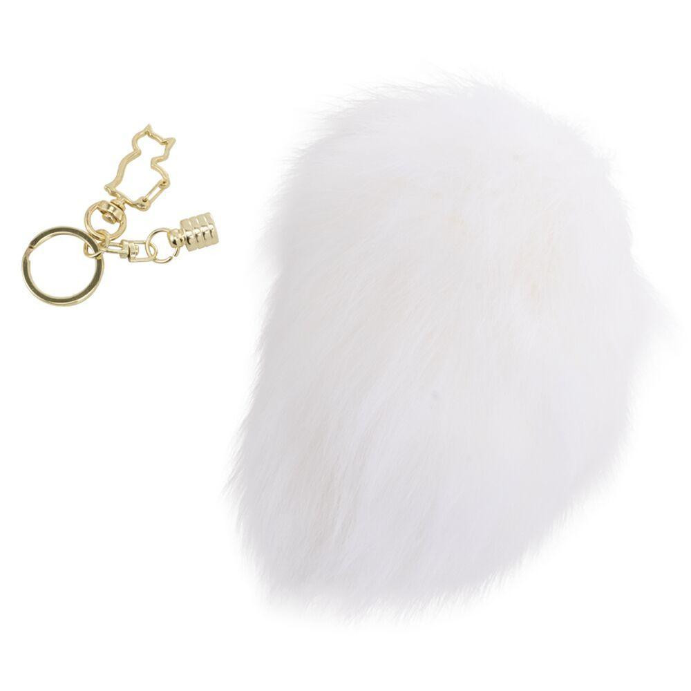 Металева анальна пробка Крихітний хвіст LOCKINK SEVANDA White Bunny-Tail Anal Pear-shape Plug Sex Aura Київ - фото 2
