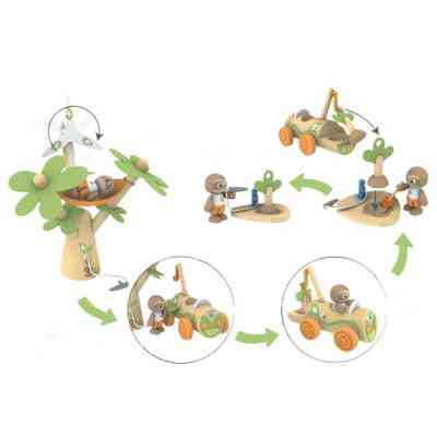 Ігровий набір Hape дерев&apos;яний Електрокар для садіння дерев (E3417) Вінниця