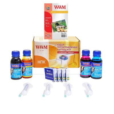 Комплект перезаправляемых картриджей WWM Epson XP313/413/306/406 +чрнELECTRA (RC.T17NU) Винница - изображение 1