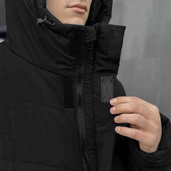 Мужская зимняя куртка черная Pobedov Legas Киев