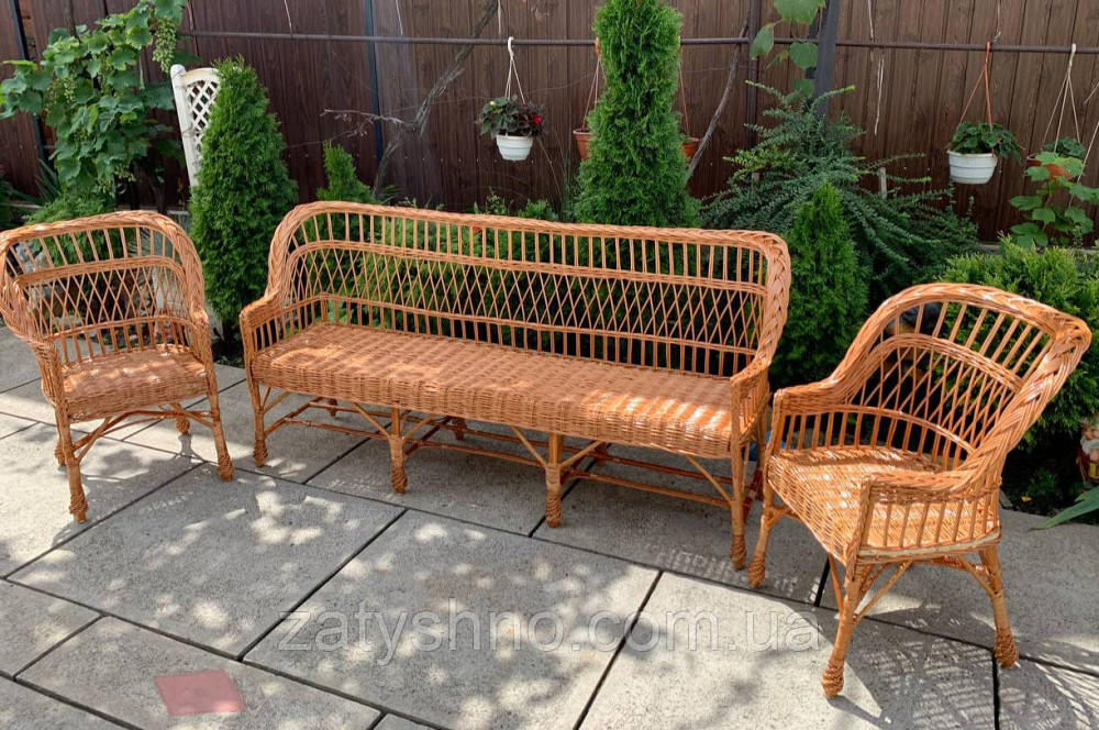 Садовый комплект плетеной мебели Киев - изображение 7