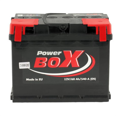 Акумулятор автомобільний PowerBox 60 Аh/12V А1 Euro (SLF060-00) Вінниця - фото 1