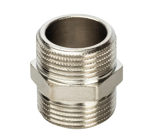 Ніпель 1/2''зовн х1/2''зовн нікель Харків - фото 1