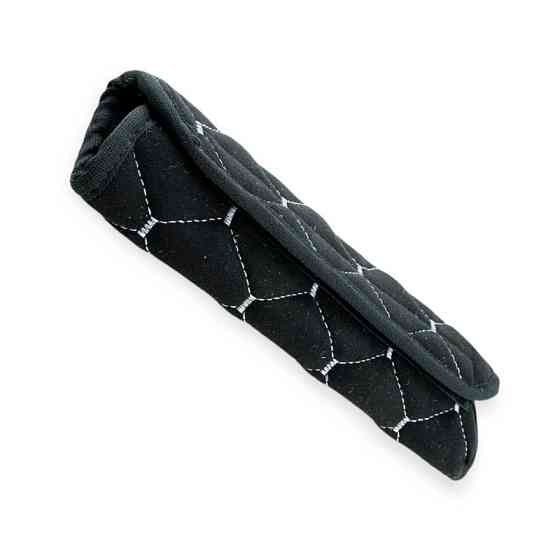 Чехол безопасности m велюр черный, серый ромб ремня Мукачево