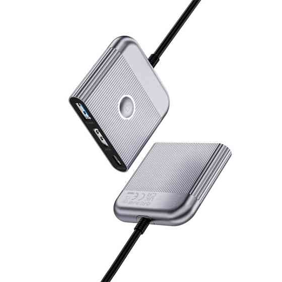 USB-Hub WIWU Traveling 3in1 USB C hub Wi-HB002 Gray Одеса