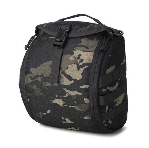 Сумка підсумок Mil-Tec для шолома з кріпленням Molle (Чорний) Київ - фото 1