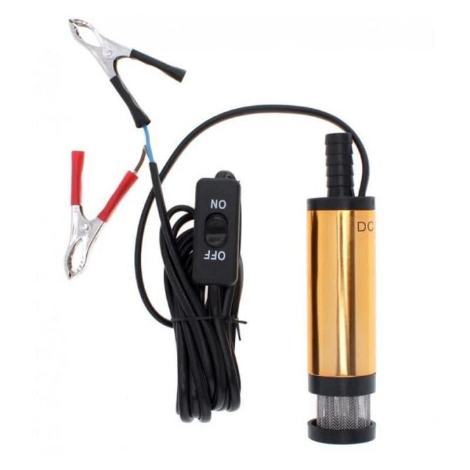Насос для перекачки топлива Fuel/Diesel Pump 12В, 12 л/мин, модель 5566 с фильтром и зажимами Киев - изображение 1