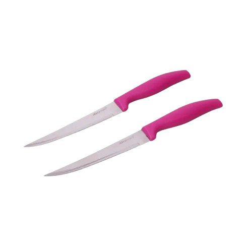 Набір ножів 2 шт/уп лезо 13,5см/ручка 11см нержавіюча сталь пластикові ручки 5312 KAMILLE Житомир - изображение 13