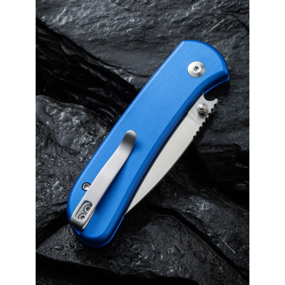 Ніж складаний кишеньковий Civivi Qubit, (7.6 см) 14C28N / Aluminum синій Киев - изображение 14