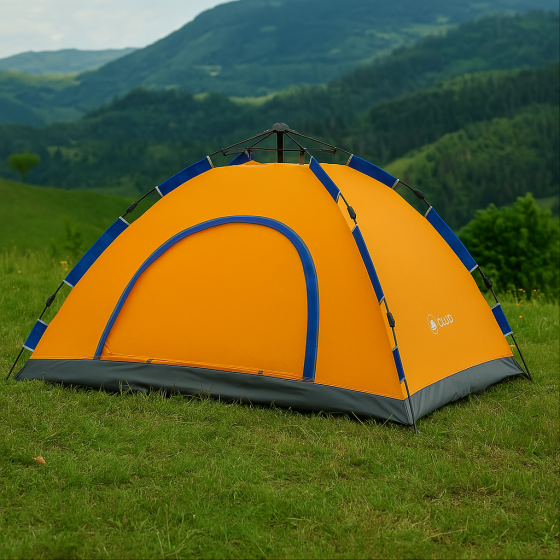 Двомісний туристичний намет для кемпінгу з москітною сіткою, дном оксфорд і швидким встановленням Львів