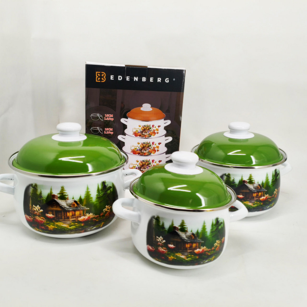Набор качественных каструль, Кастрюли с крышками, Фирменные наборы кастрюль, Набор кастрюль для плит CQ-52 Львов - изображение 2
