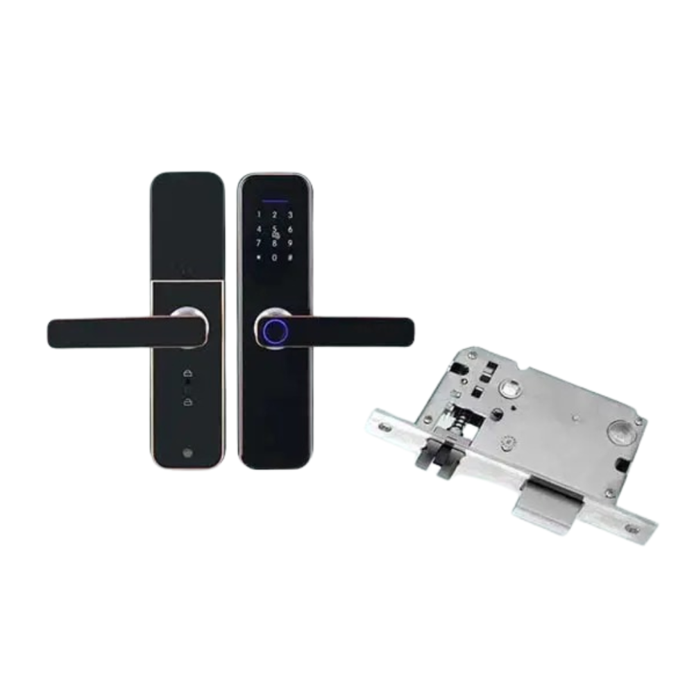 Умный дверной замок с Wi-Fi кодовый KHS-F005, с ключ-картой и отпечатком пальца Каменец-Подольский - изображение 6