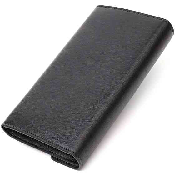 Женское вместительное портмоне из натуральной кожи Tony Bellucci 21976 Черный Киев