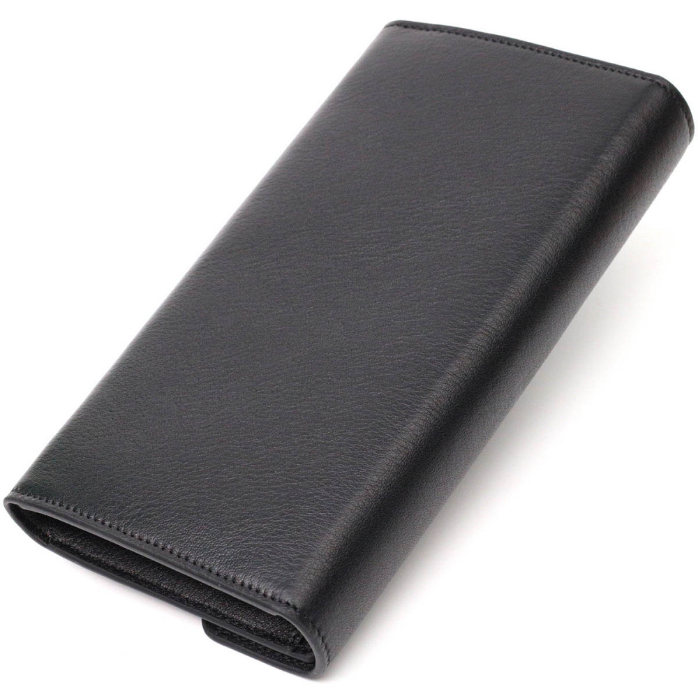 Жіноче містке портмоне з натуральної шкіри Tony Bellucci 21976 Чорний Київ - фото 2