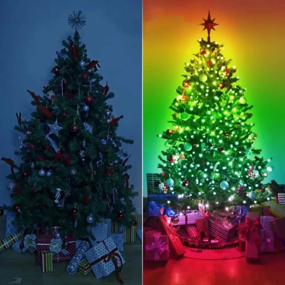 Умная смарт гирлянда Niki Light smart роса rgb управления через смартфон пульт 10 метров 100 лед Киев - изображение 5