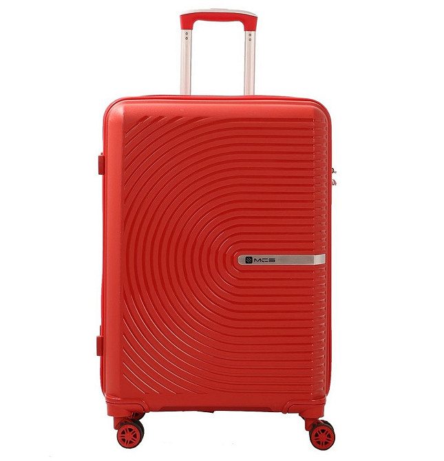 Валіза пластикова MCS V374 велика 75 см червона Київ - фото 2