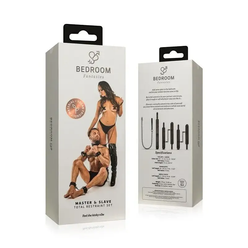 Набір для BDSM Bedroom Fantasies Master & Slave Total Restraint Set Львов - изображение 9