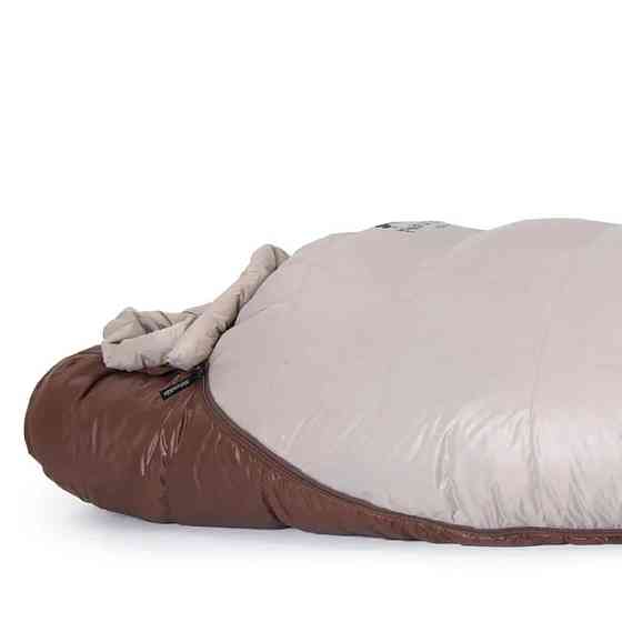 Спальник з натуральним пухом Naturehike Snowbird NH20YD001, p-р M, коричневий 350 г Київ