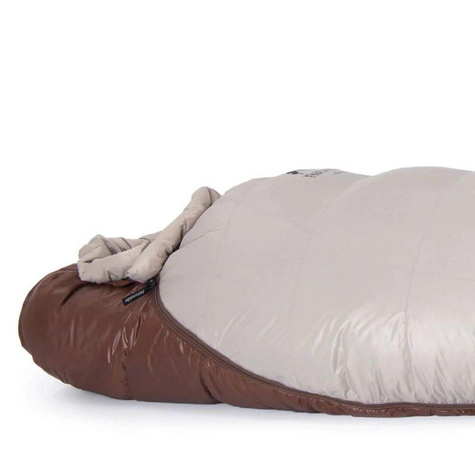Спальник з натуральним пухом Naturehike Snowbird NH20YD001, p-р M, коричневий 350 г Київ - фото 4