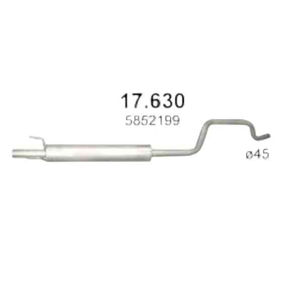Резонатор Meriva A 1.4-1.6 Опель Мукачево