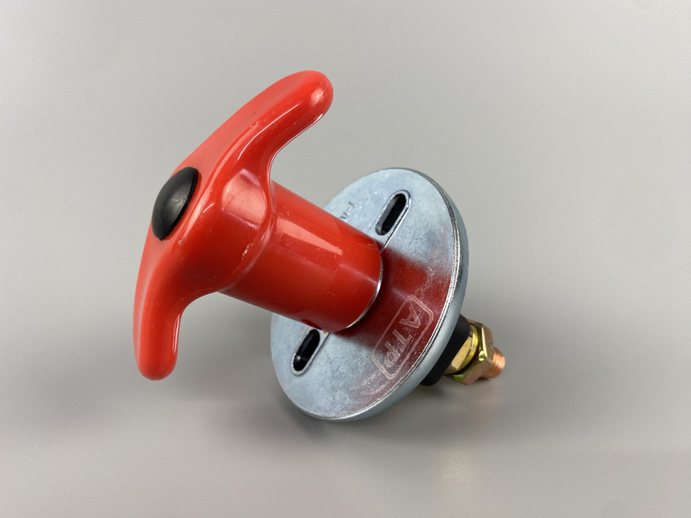 Вимикач маси універсальний, механічний 12/24В (червона мідь) 100A Мукачево - фото 1