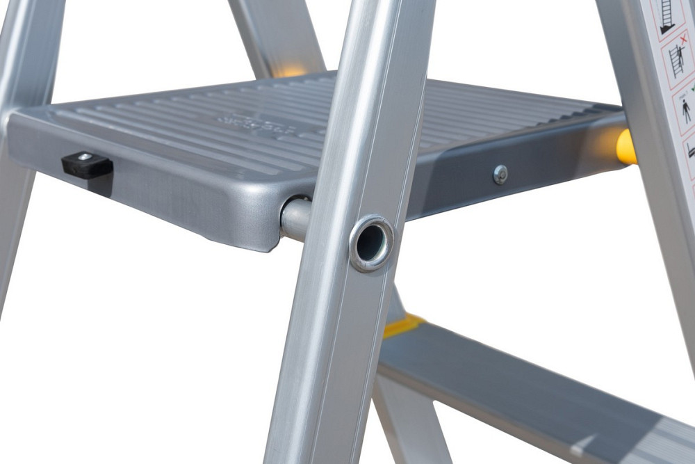 MASTERTOOL Драбина алюмінієва MASTERTOOL 8 ступенів h=1720 мм max 150 кг 79-1108 Коломия - фото 6