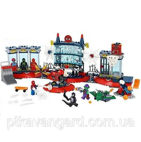 Конструктор спайдермен напад на майстерню людини павука 502 деталі Super Heroes 60095 Хмельницький - фото 4