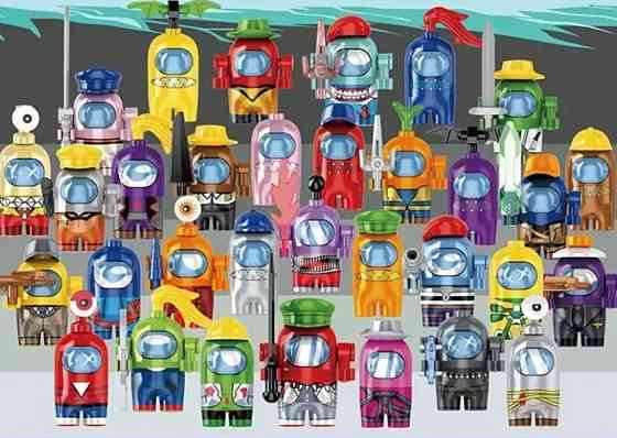 Дитячий конструктор Among Us Великий космічний шатл 1488 деталей. Київ